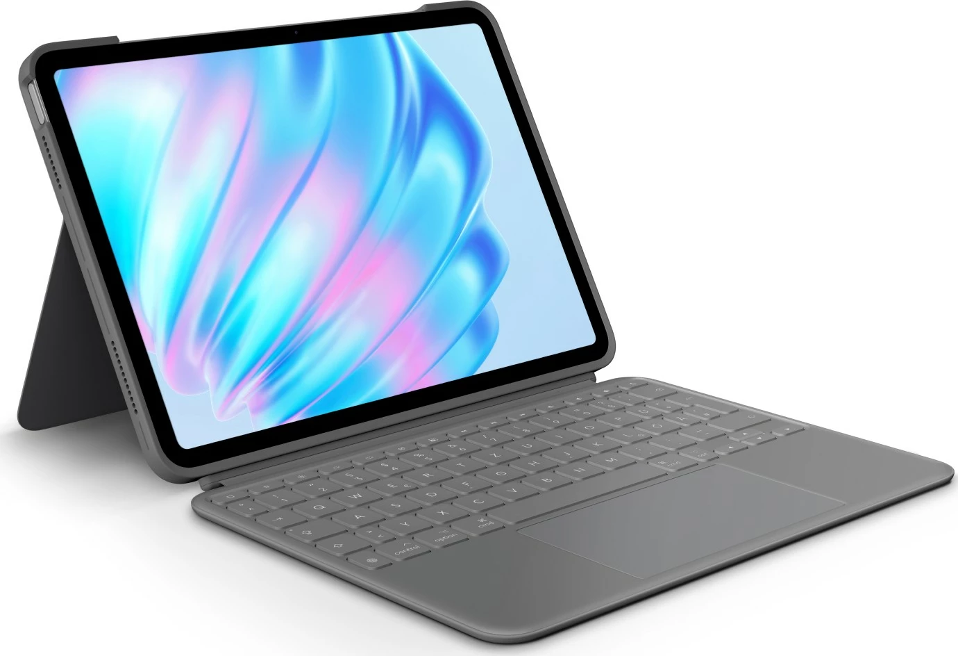 Mbështjellës me tastierë Logitech Combo Touch, QWERTZ, Trackpad, iPad Air 11-inch, Gri