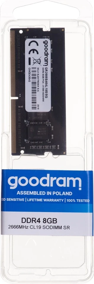 Memorie Goodram GR2666D464L19S/8G, DDR4 2666 MHz