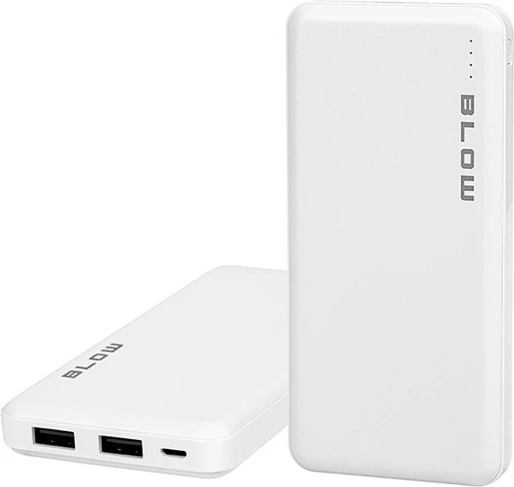 Power bank BLOW PB10A, 10000mAh, i bardhë