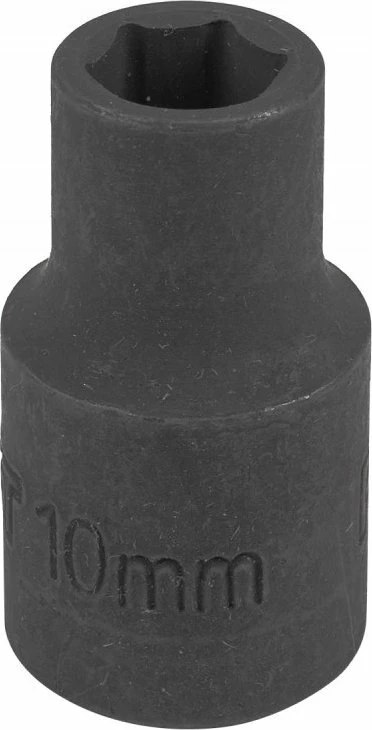 Kapak Forcekraft 59049, 1/2\", 10mm, 6-këndësh, i shkurtër, i zi, 1 copë