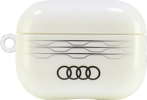 Mbështjellës Audi IML Geometric Pattern për AirPods Pro 2, Bardhë