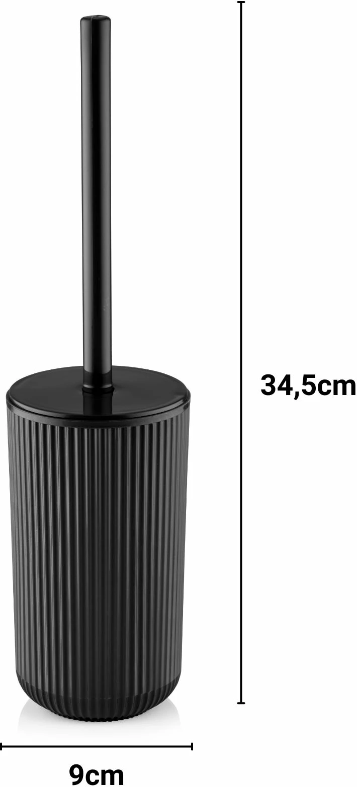 Fshesë për WC, ngjyrë e zezë, Mijölnir, GFTVFRC-1