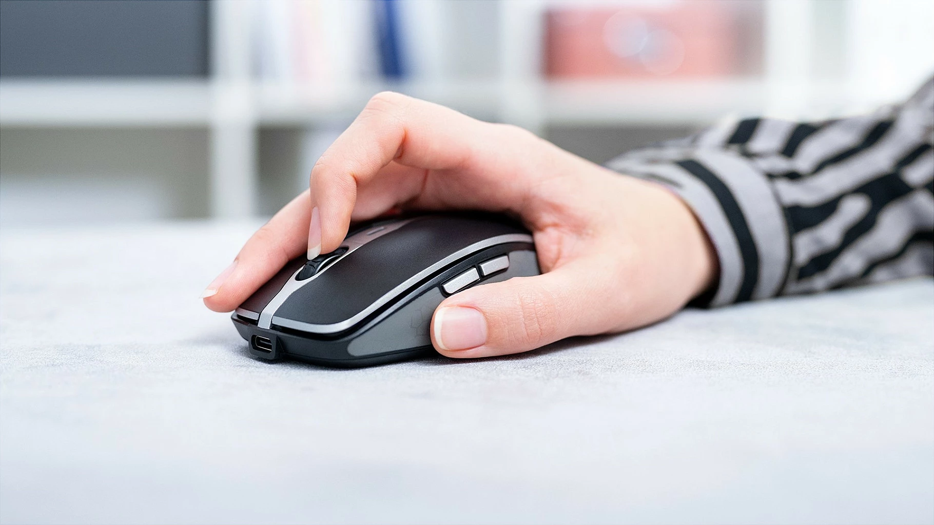 Maus Cherry MW 9100, wireless + Bluetooth, 2400 DPI, i zi