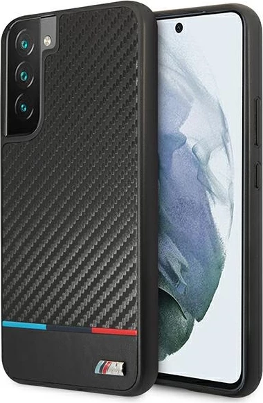 Mbështjellës BMW M Collection Triangles për Samsung Galaxy S22+, Hardcase, i zi