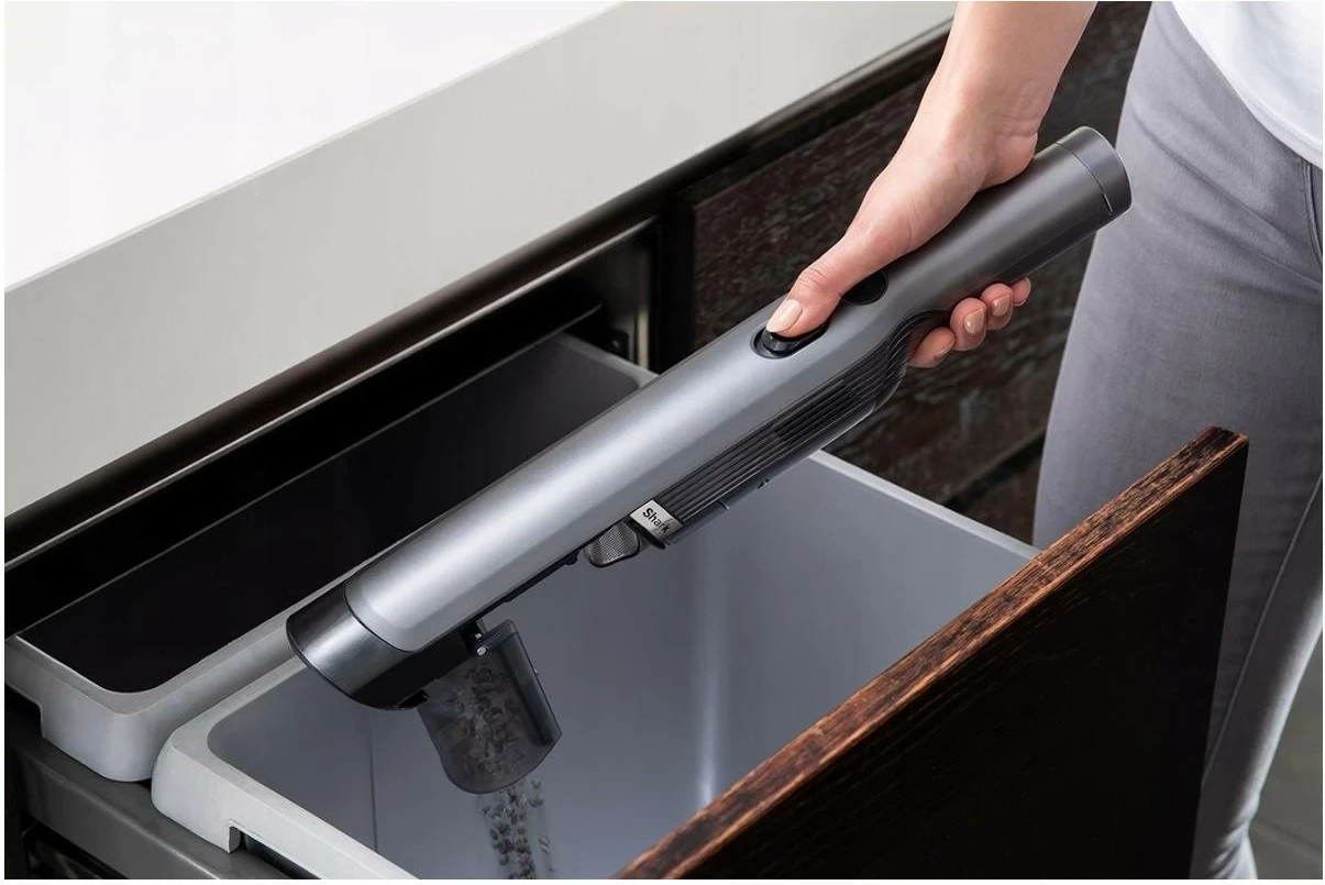 Fshesë dore Shark WV200EU, pa qese, pa kabllo, ngjyrë argjendi