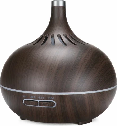 Diffuzor vajrash ANJOU ADA023-D 400 ml, LED, timer 1/3/6 orë, fikje automatike, dru i errët