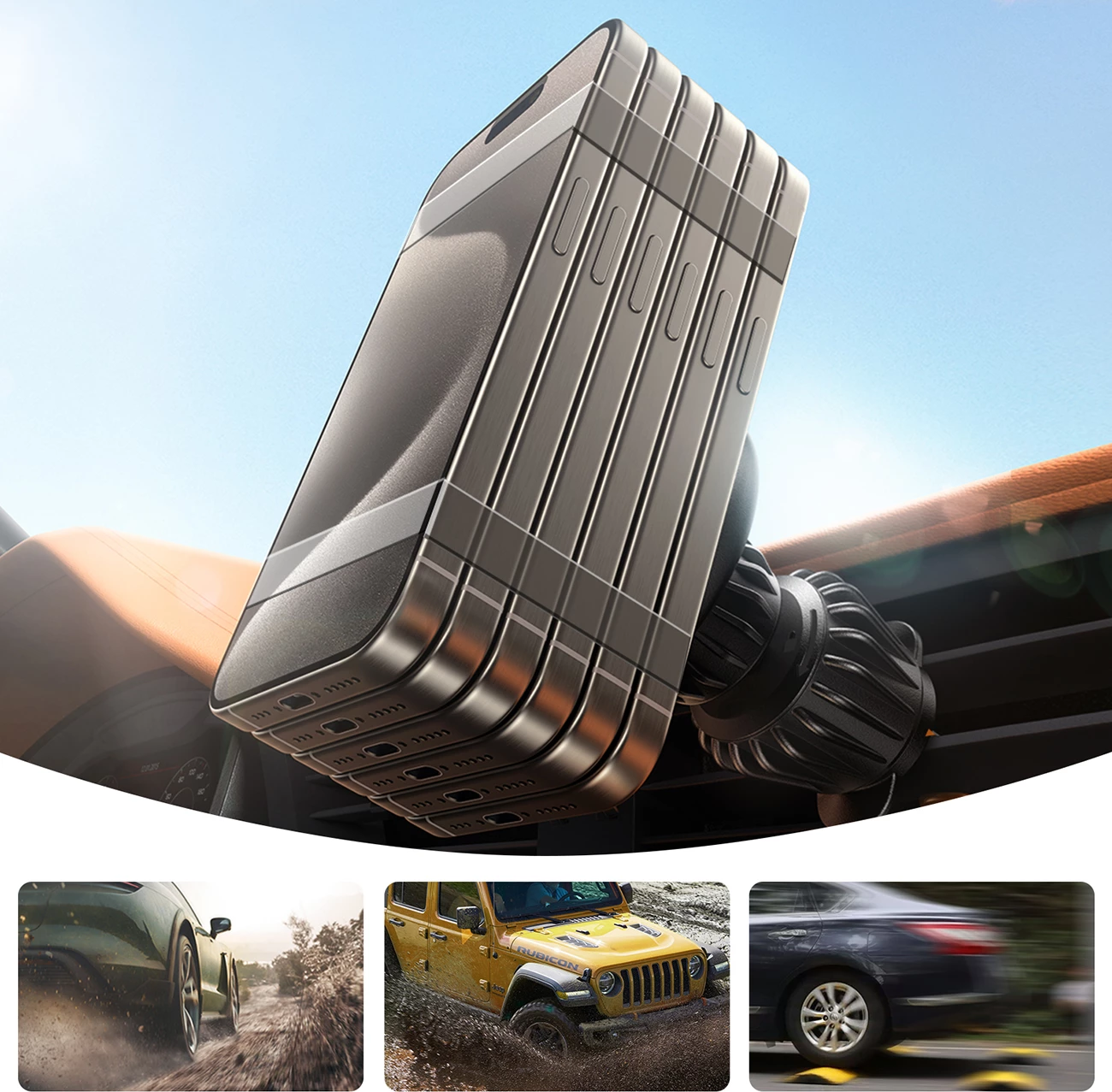 Mbështjellës magnetik për makinë Joyroom JR-ZS406, për ventilator, i zi