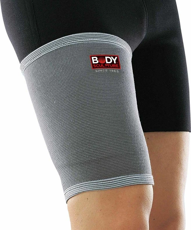 Banda e Kofshës me Jastëk BNS 007L nga Body Sculpture për Meshkuj dhe Femra, Ngjyrë Gri/Argjendi