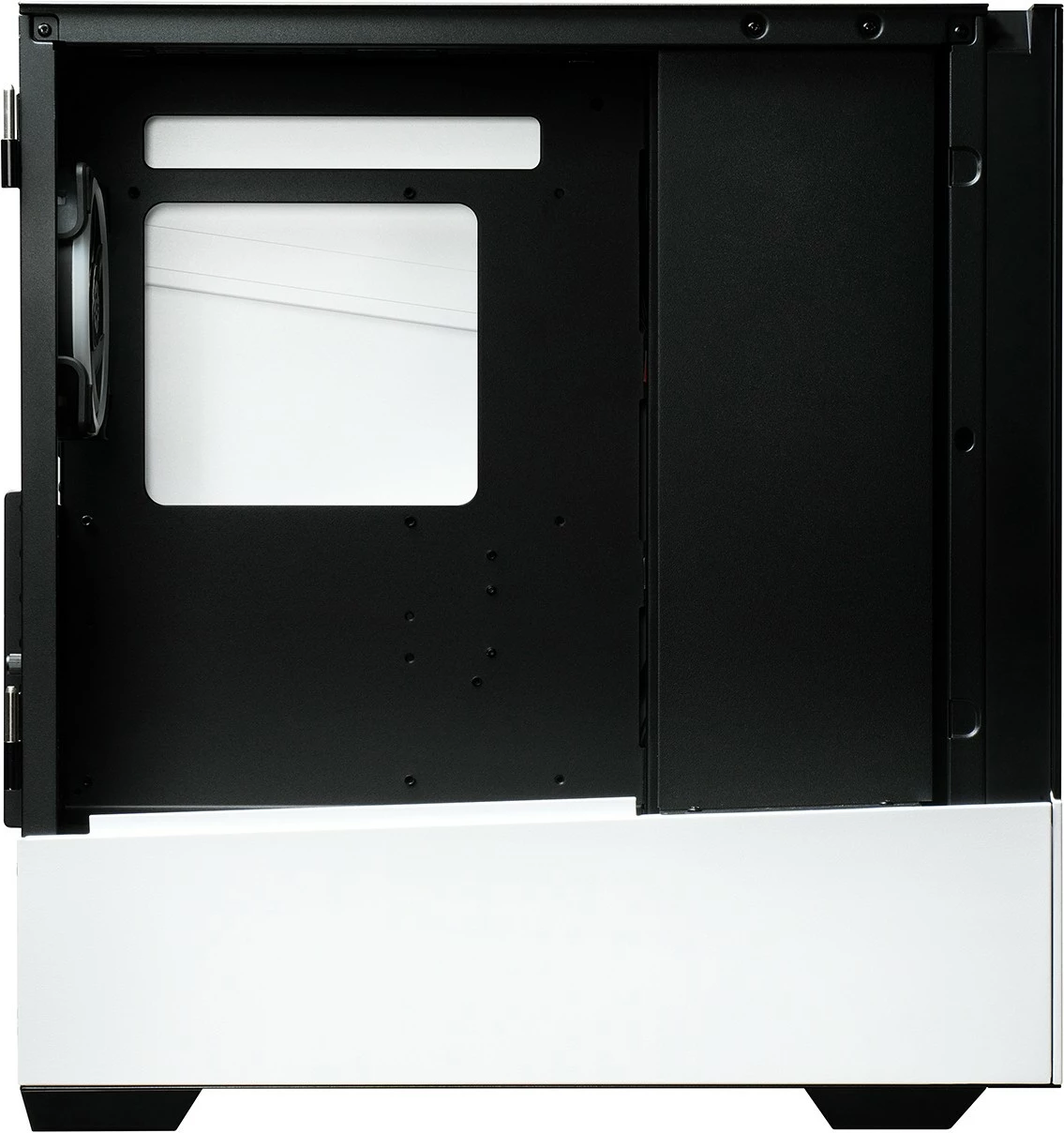 Kasë Enermax ENERMAXK8 ARGB Snow White Black, Midi Tower, ARGB, xham i temperuar, e bardhë