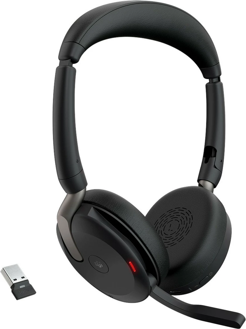 Smartwatch Jabra Evolve2 65 Flex, Link380a MS Stereo, Wired & Wireless, 20 - 20000 Hz, Office/Call center, 136 g, Headset, Black
