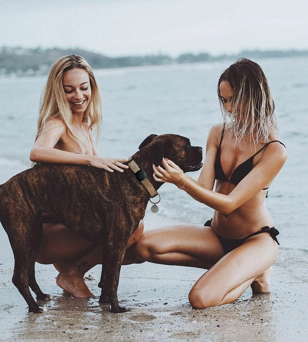 Mbështjellës silikon për AirTag Hurtel, për qafore qeni ose mace, i zi