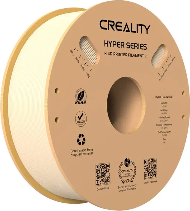 Filament PLA Creality Hyper Series 1 kg, 1.75 mm, bezhë