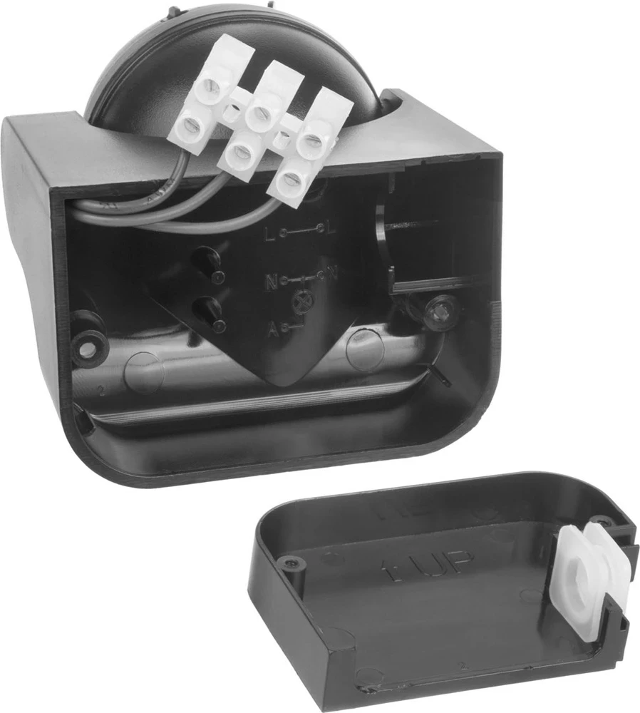 Sensor lëvizjeje Maclean MCE358, IP44, 12m, 800/1200W, Gri