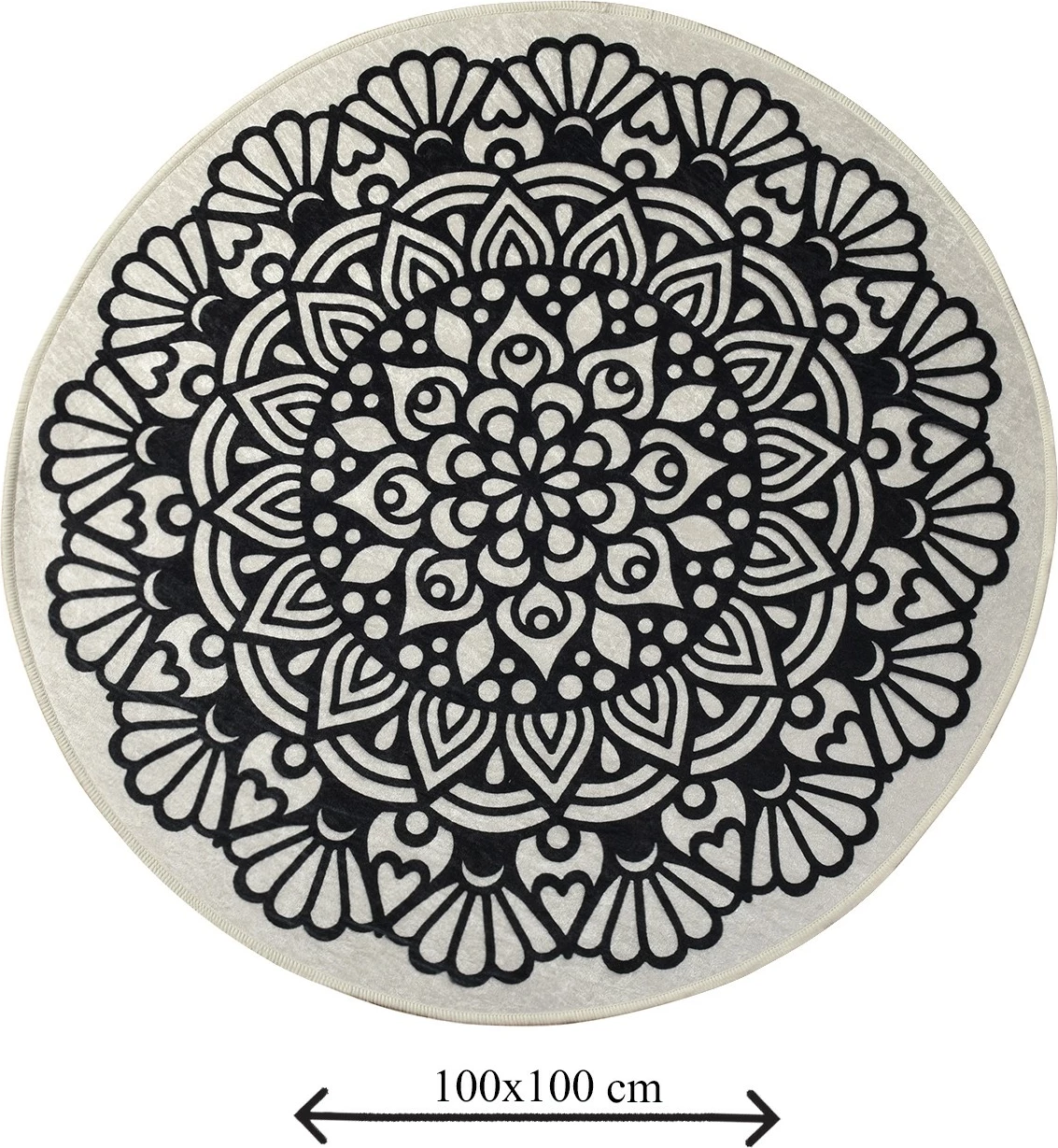 Tapet banje Mijölnir, Kozzy, shumëngjyrësh, 100cm