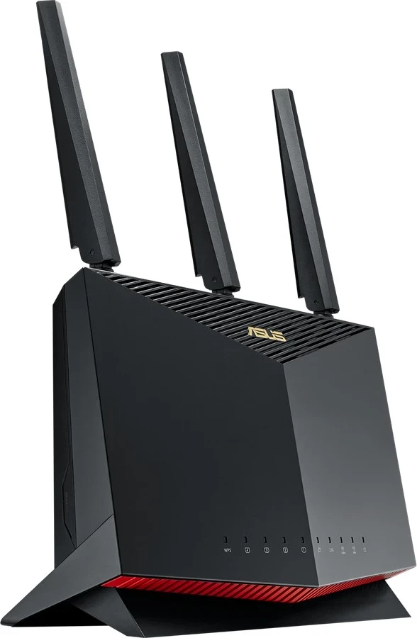 Ruter Wireless ASUS AX5700 RT-AX86U PRO, Gigabit Ethernet, Dual-band, 4G, Zi e Zezë dhe e Kuqe