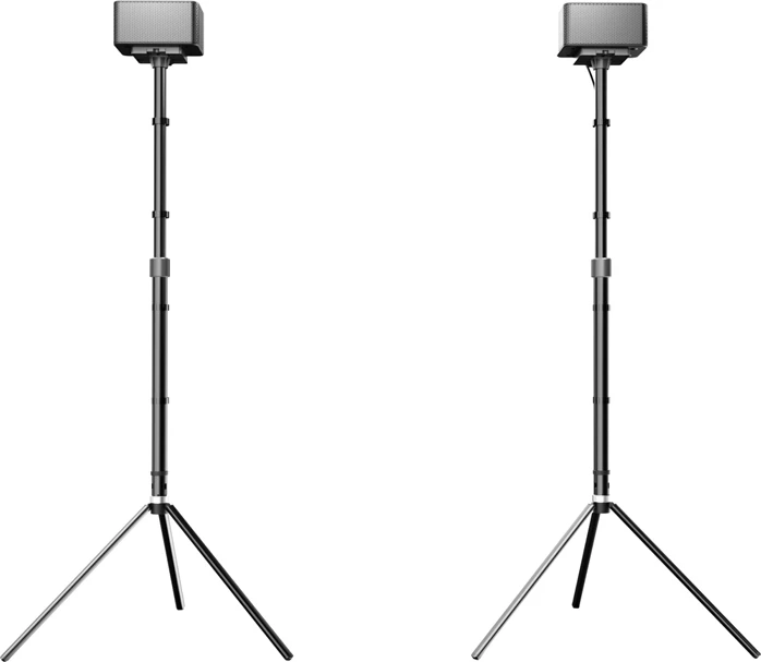 Stativ për altoparlant, Ultimea Steady 300 UBCA0, lartësi e rregullueshme 62-93 cm, max 3 kg, e zezë, set 2 copë