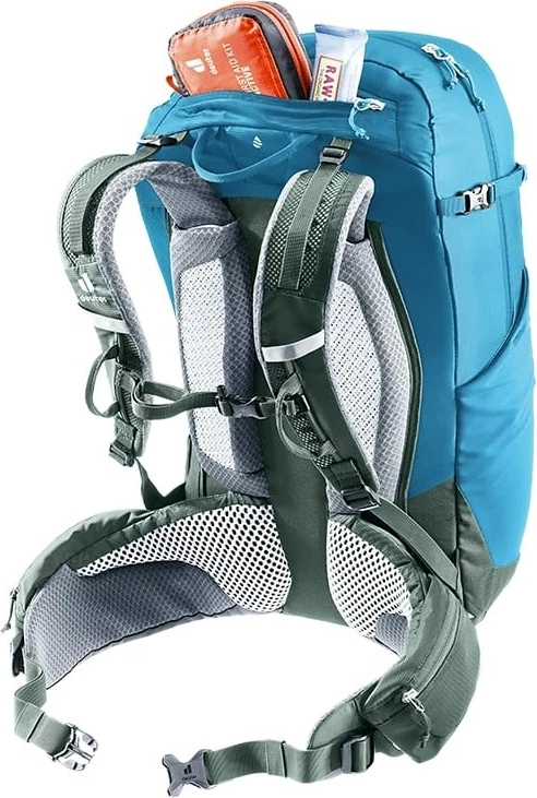 Çantë shpine Deuter Trail Pro 33, 33L, Poliester, Kaltër