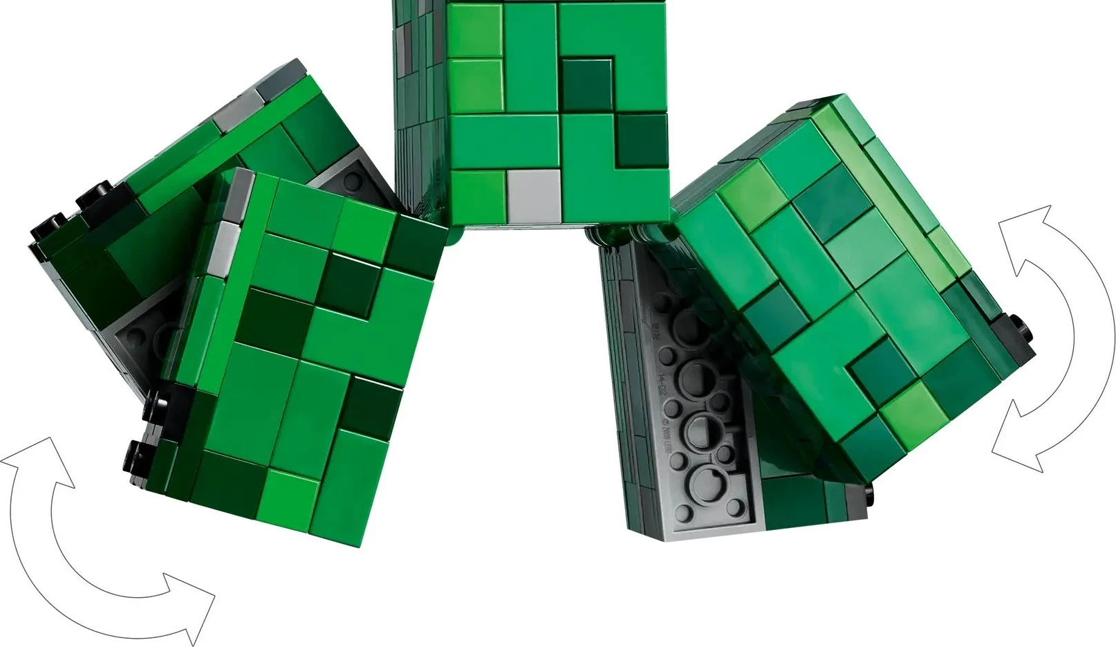 Set LEGO Minecraft Creeper 21276, 665 pjesë, për fëmijë 10+ vjeç