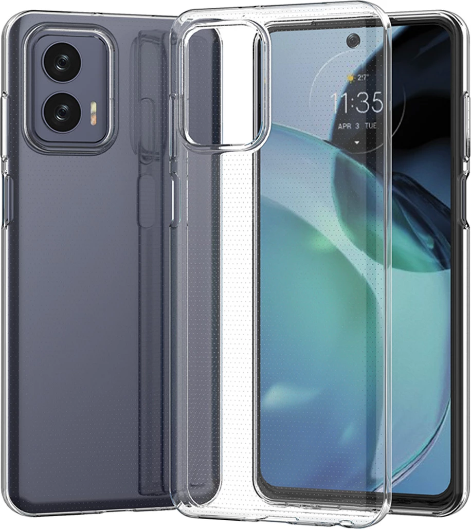 Mbështjellës Hurtel Ultra Clear 0.5mm për Motorola Moto G73 5G, Transparent