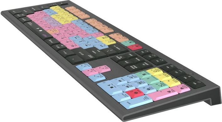 Kasë LogicKeyboard Astra 2 FR për Mac, Pro Tools, shumëngjyrëshe
