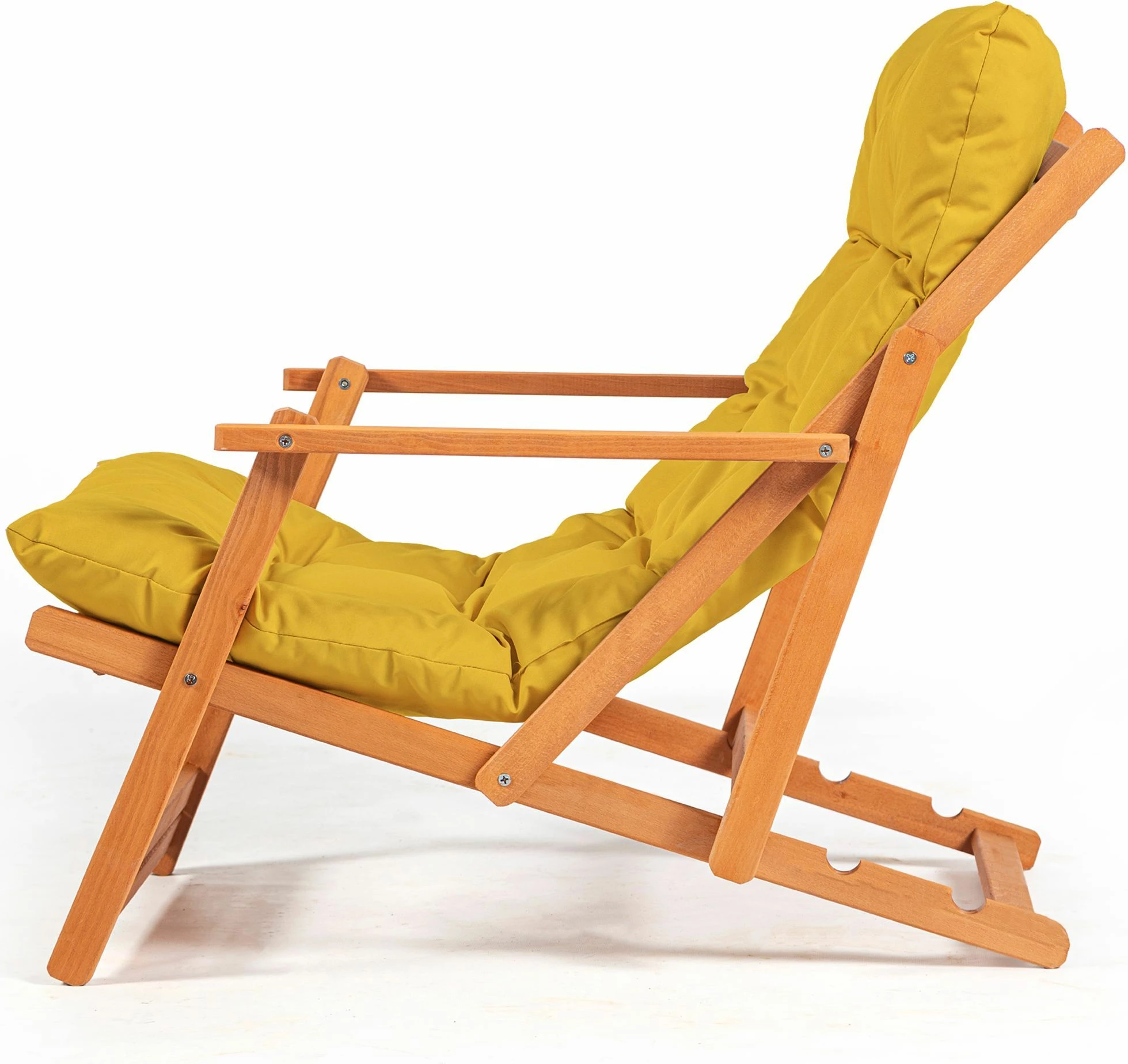 Set tavoline me karrige për terasë, 3 pjesë, Hanah Home, My007, ngjyrë e verdhë