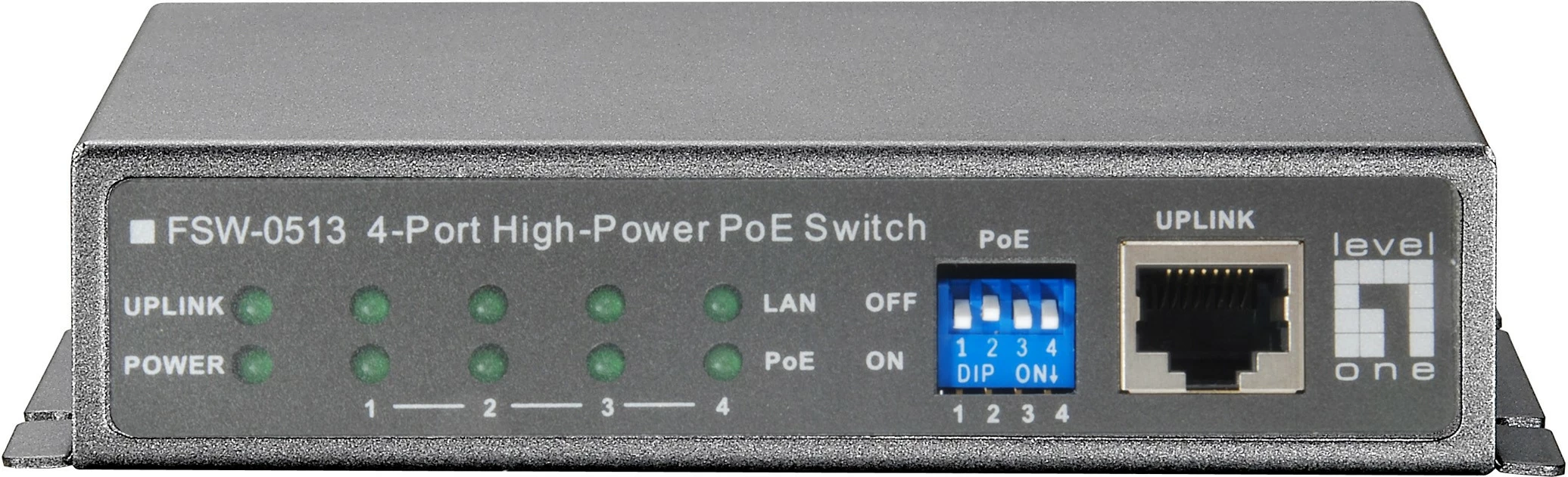 Switch LevelOne FSW-0513(Z), 5 porte, Fast Ethernet, PoE, 120W