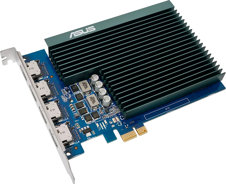 Kartë grafike ASUS GeForce GT 730 GT730-4H-SL-2GD5 2GB GDDR5, 4xHDMI, ftohje pasive