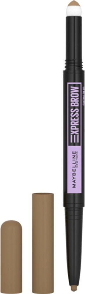 Laps për vetulla Maybelline Express Brow Satin Duo për femra 01 Dark Blonde 0.71g