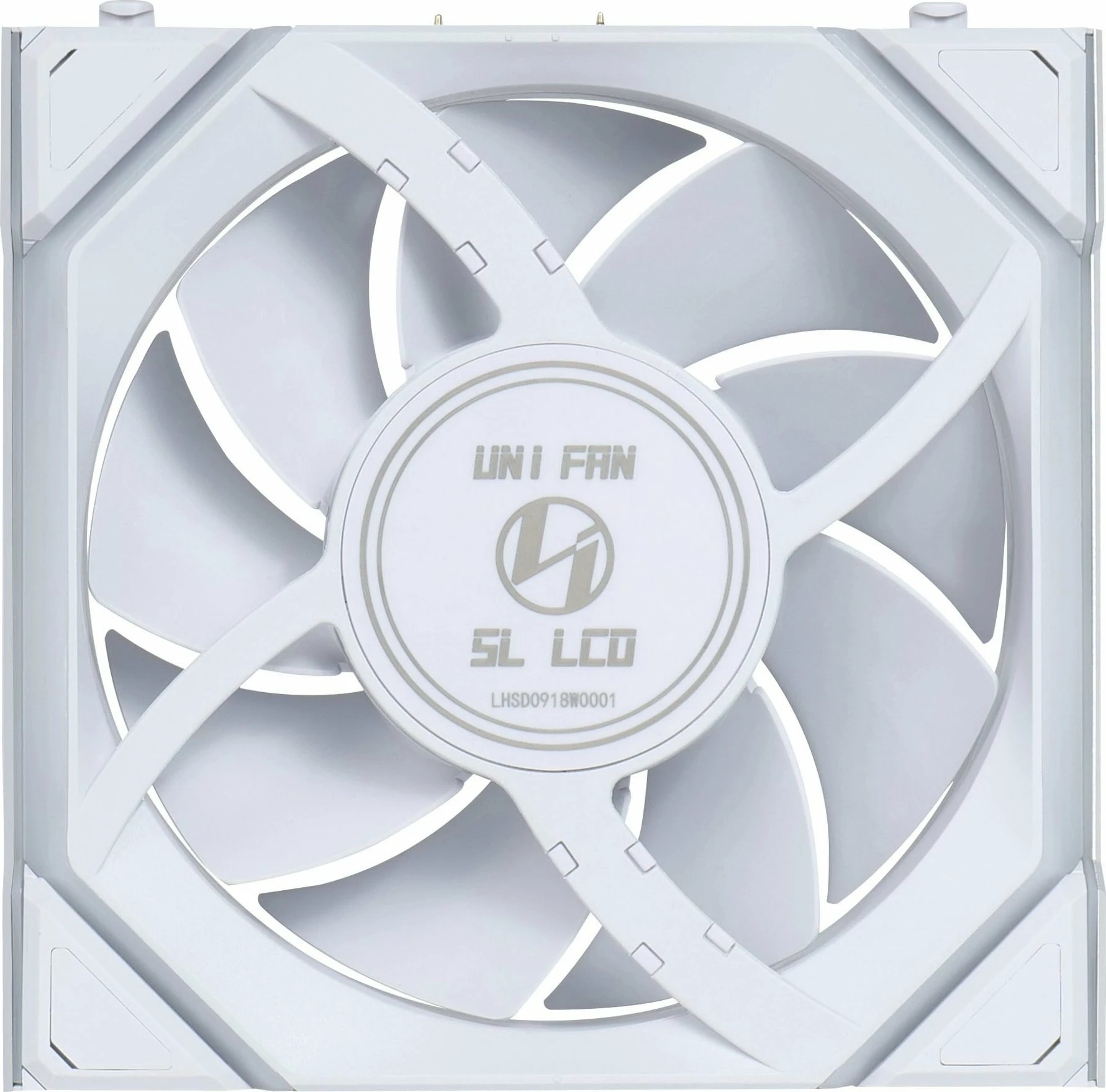 Ventilator PC Lian Li UNI FAN SL Wireless LCD 120mm ARGB 12SLLCD1W1W, 1 copë, i bardhë