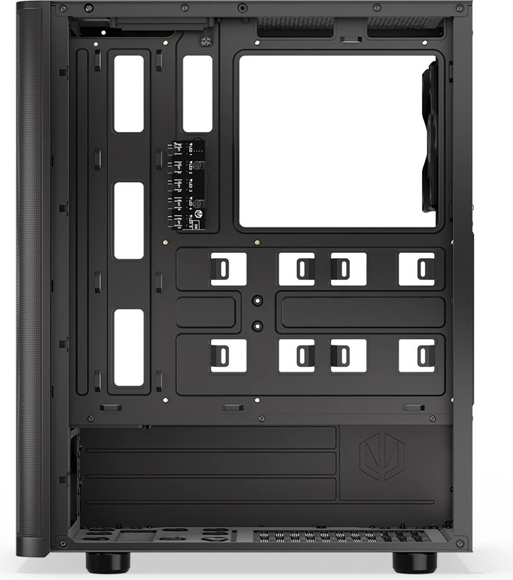 Kasë Endorfy Ventum 200 ARGB, ATX, 4 ventilatorë ARGB, xham i temperuar, e zezë