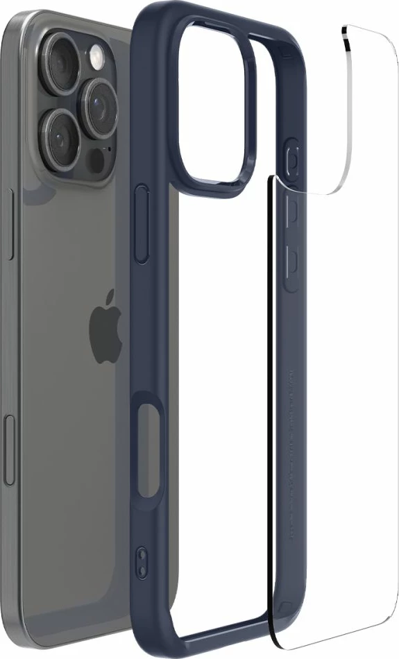 Mbështjellës Spigen Ultra Hybrid për iPhone 16 Pro Max, TPU/PC, MIL-STD 810G, Blu, 1 copë