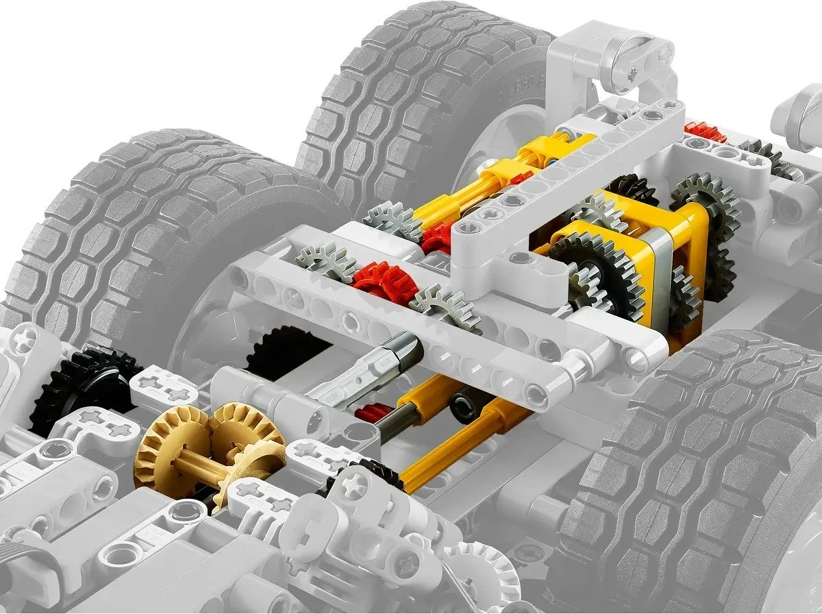 Set LEGO Technic Volvo 6x6 Articulated Hauler 42114, Verdhë