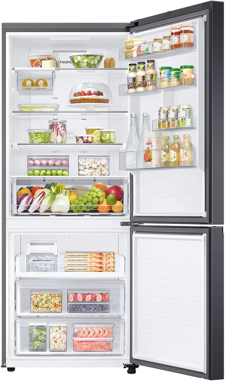 Frigorifer kombinë, Samsung RB50DG602EB1EO, 508 L, 192/76 cm, AI Energy Mode, SpaceMax, i zi