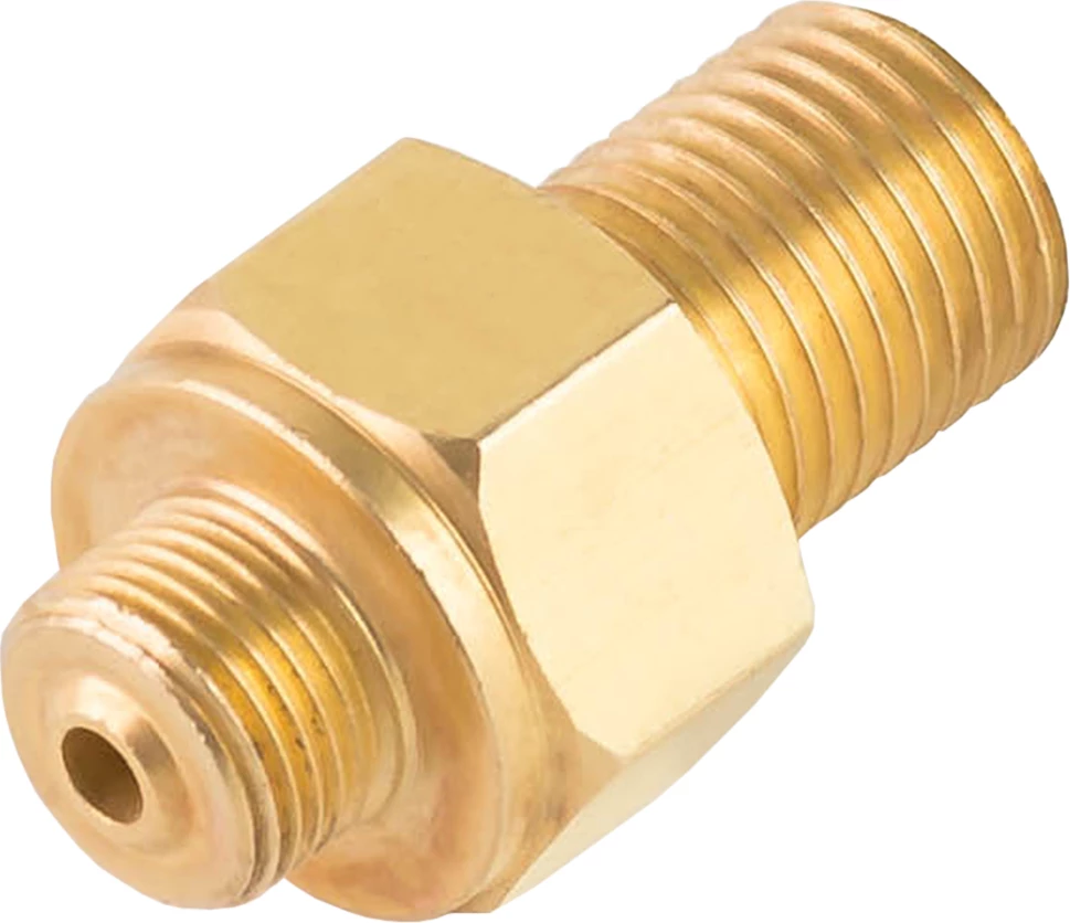 Reduktues për bombol gazi turistik Meva U4754-B me zorrë 1.5m, portokalli