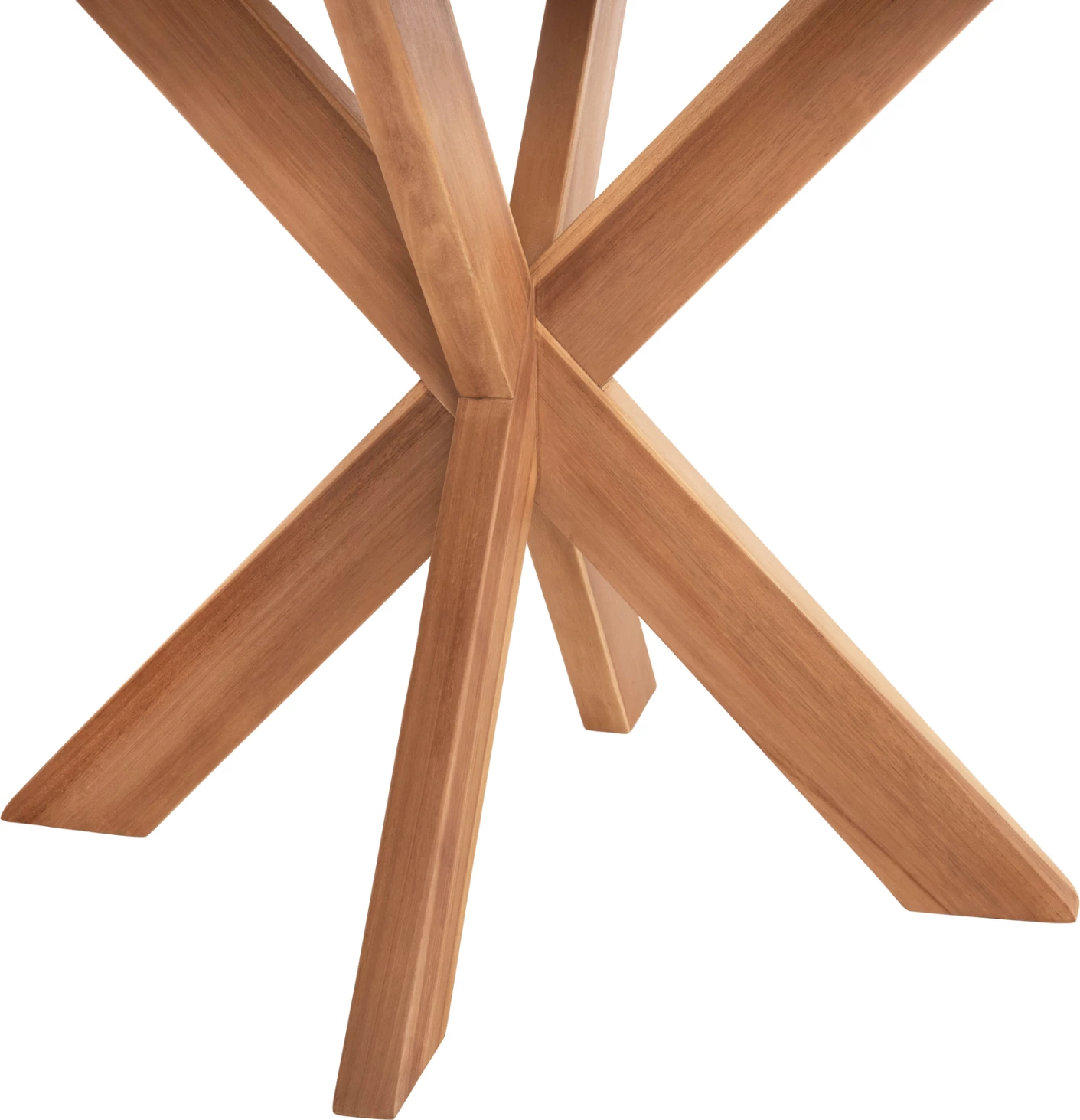 Tavolinë e rrumbullakët për ngrënie, EXCESS, dru TEAK, përfundim natyral mat, Φ130x75H cm