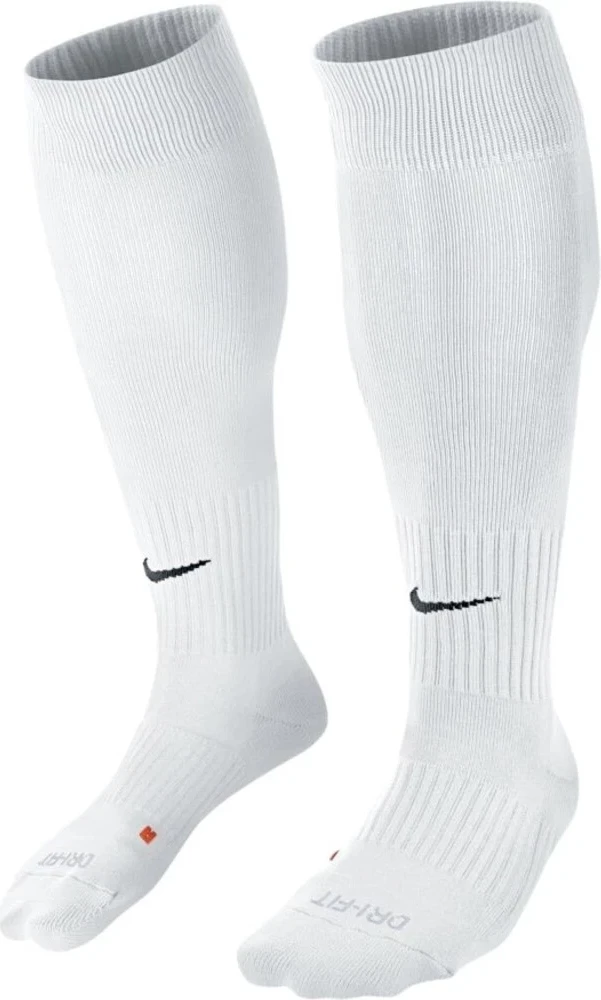 Çorape futbolli Nike, unisex, të bardha
