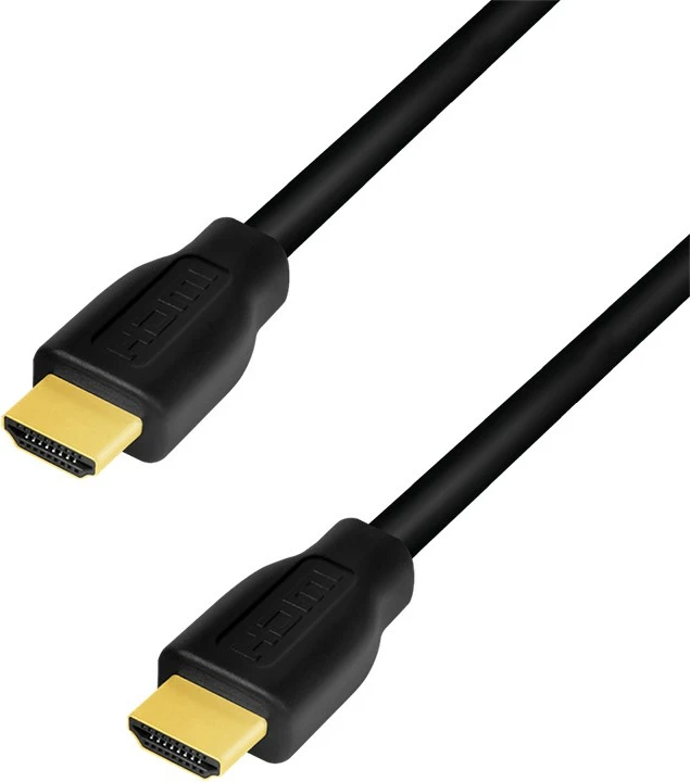 Kabllo HDMI LogiLink 2.0, 2m, 4K/60Hz, e zezë
