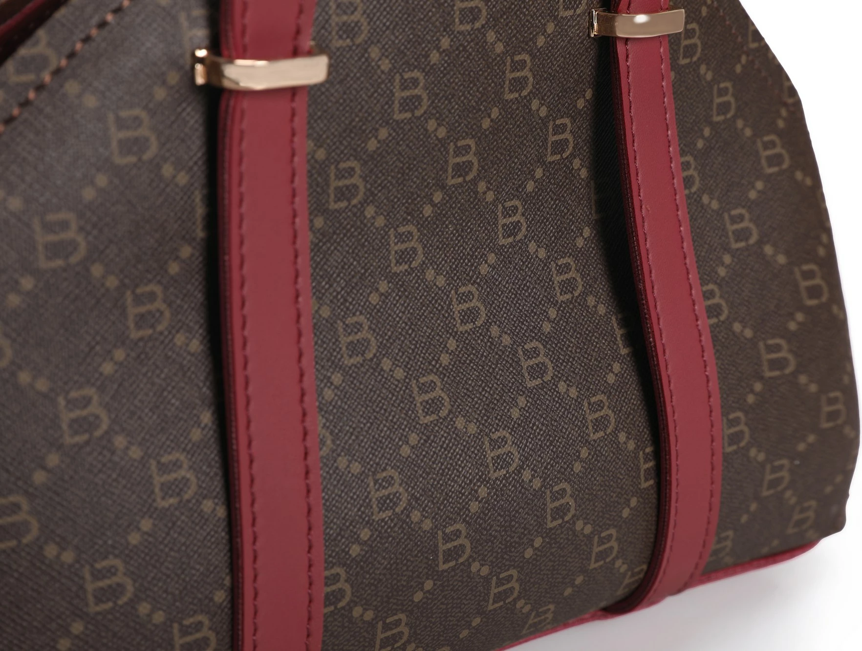 Çantë dore Lucky Bees, 1233, kafe dhe e kuqe e errët