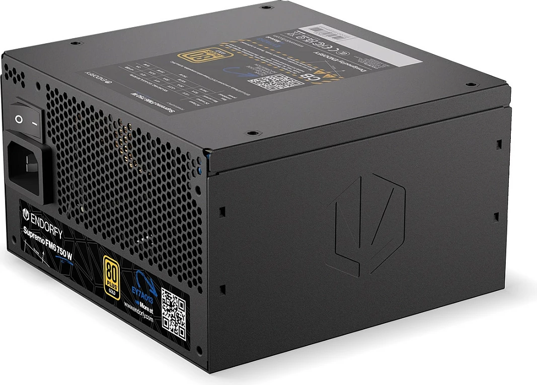 Furnizues energjie Endorfy Supremo FM6 750W, 80 PLUS Gold, ATX 3.1, fully-modular, i zi