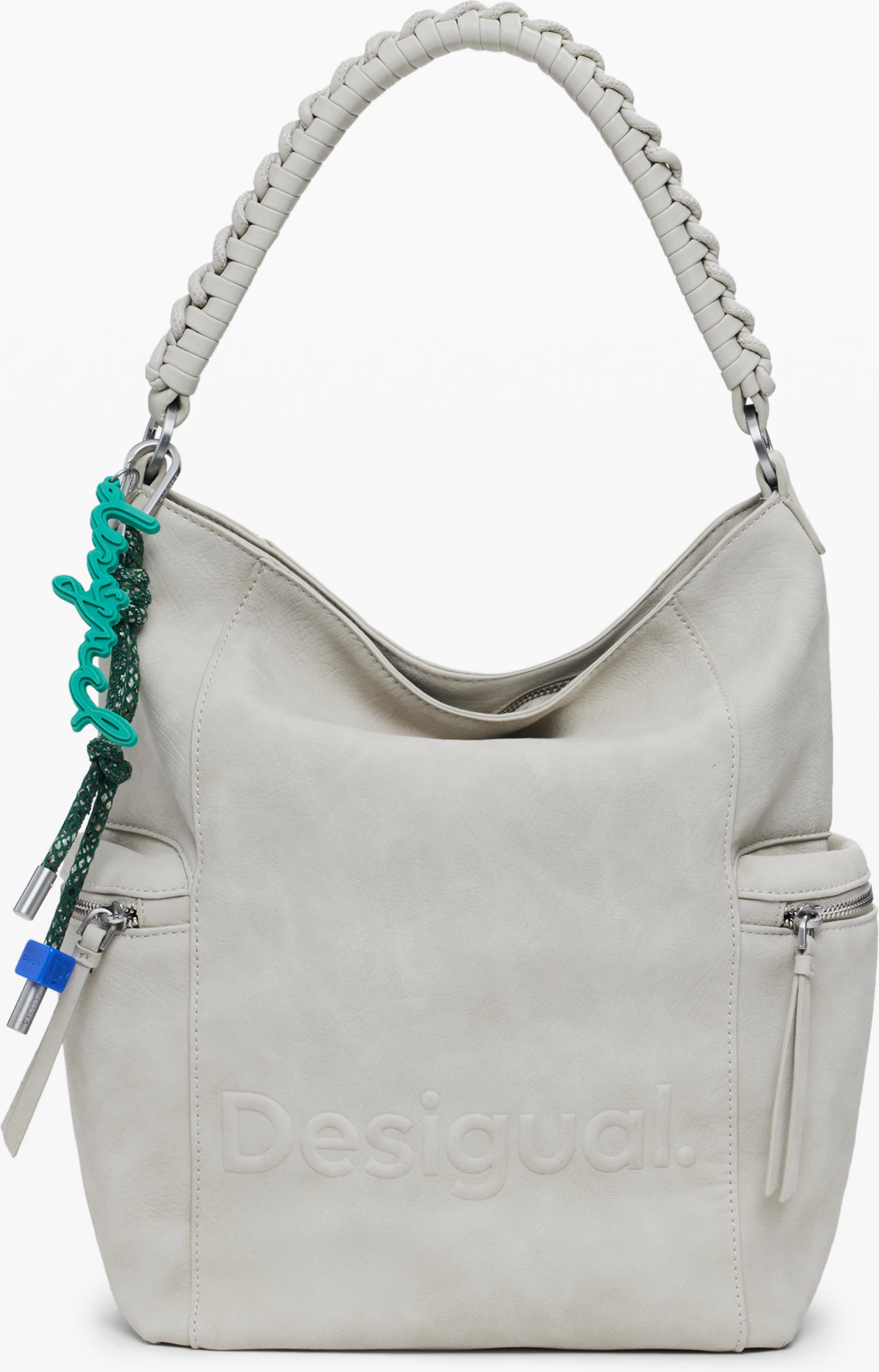 Çantë shpine Desigual per femra, bezh