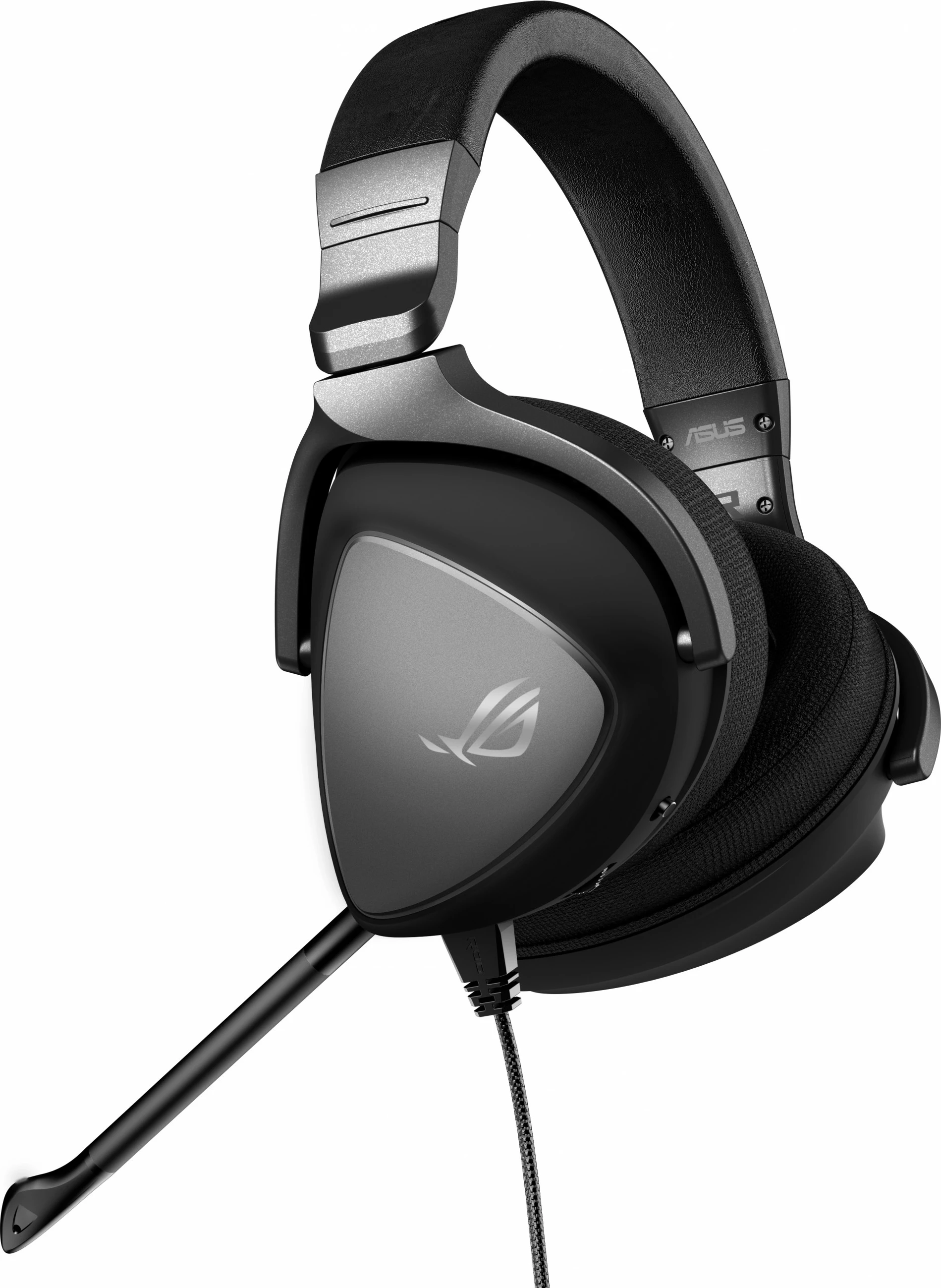 Kufje gaming ASUS ROG Delta S, me tela, USB-C, mikrofon AI, 300g, e zezë