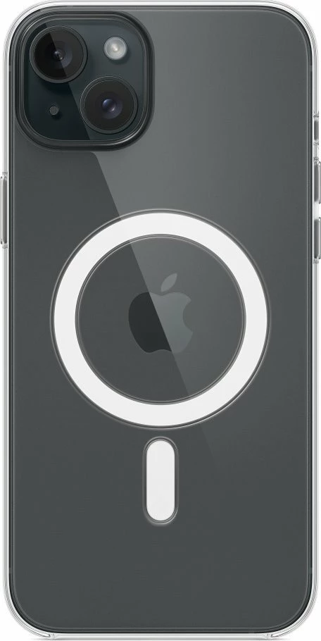 Mbështjellës Apple MagSafe MT213ZM/A për iPhone 15 Plus 6.7", transparent
