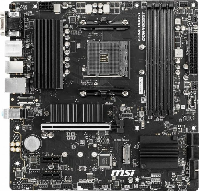 Pllakë amë MSI B550M PRO, AM4, Micro-ATX, DDR4 deri 128GB