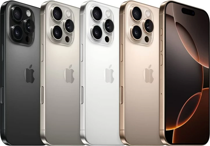 Apple iPhone 16 Pro, 6.3", 512GB, natural titanium