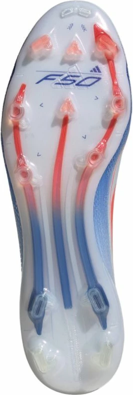 Atlete futbolli adidas për meshkuj, të bardha dhe blu