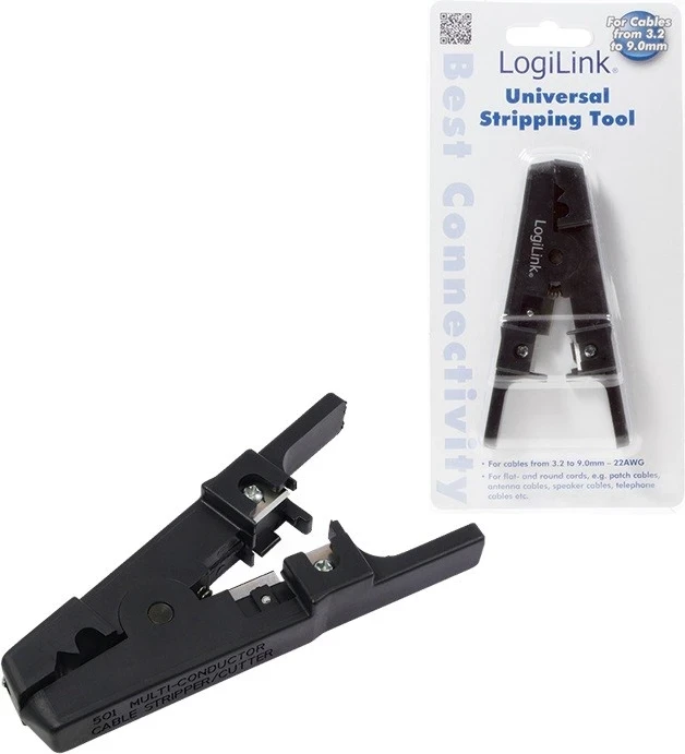 Vegla për heqjen e izolimit Logilink WZ0005, e zezë