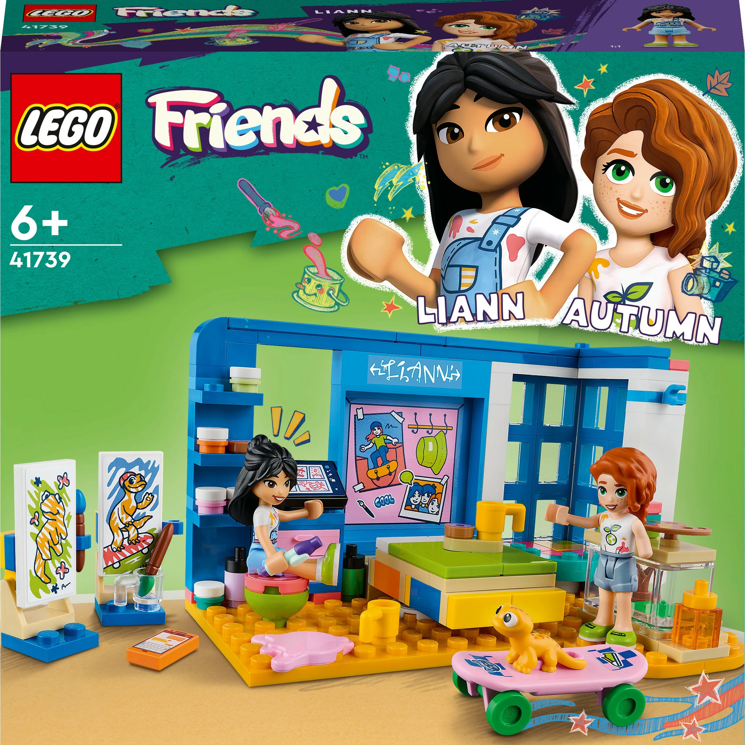 Set ndërtimi LEGO Friends 41739 Liann's Room, 204 pjesë, shumëngjyrëshe