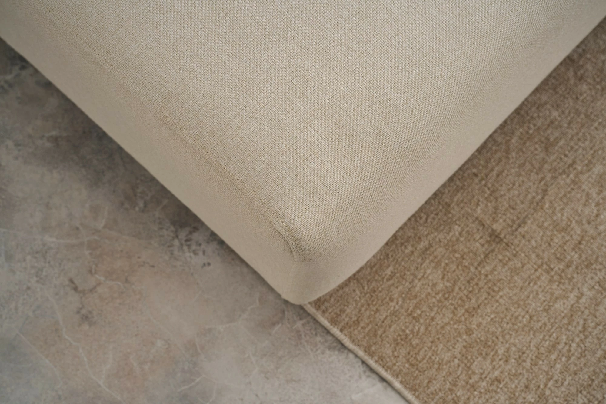 Kënd divan-krevat Atelier del Sofa, Mane majtas, krem