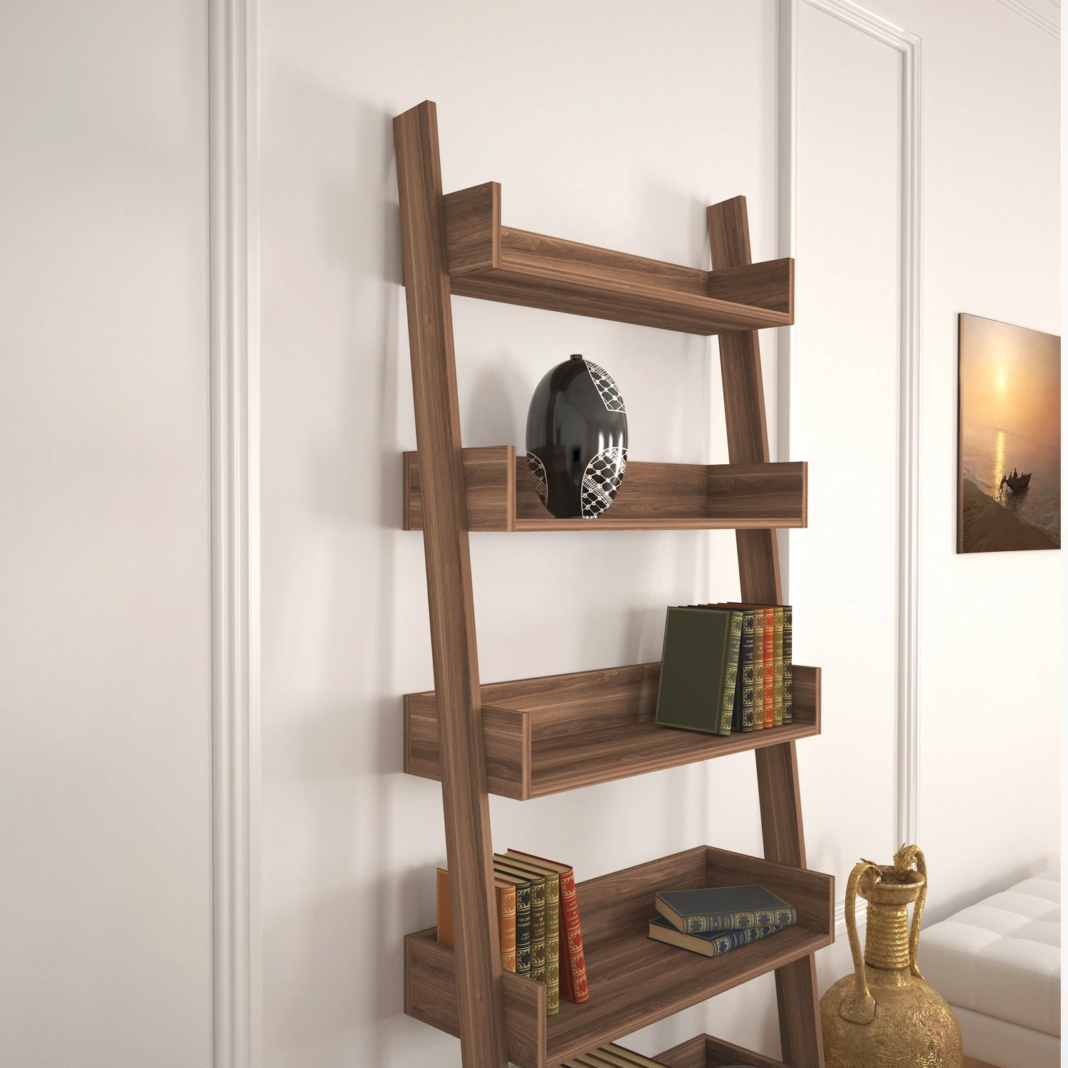 Raft librash Hanah Home, ngjyrë arre, Only