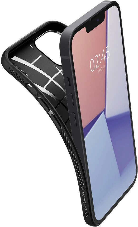 Mbështjellës Spigen Liquid Air për iPhone 13 mini, Matte Black
